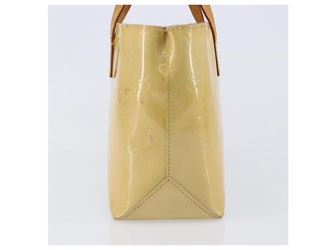 LOUIS VUITTON Monogram Vernis Reade PM Hand Bag Beige M91144 LV Auth bs37196 - vista 6
