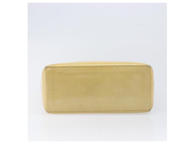 LOUIS VUITTON Monogram Vernis Reade PM Hand Bag Beige M91144 LV Auth bs37196 - vista 7