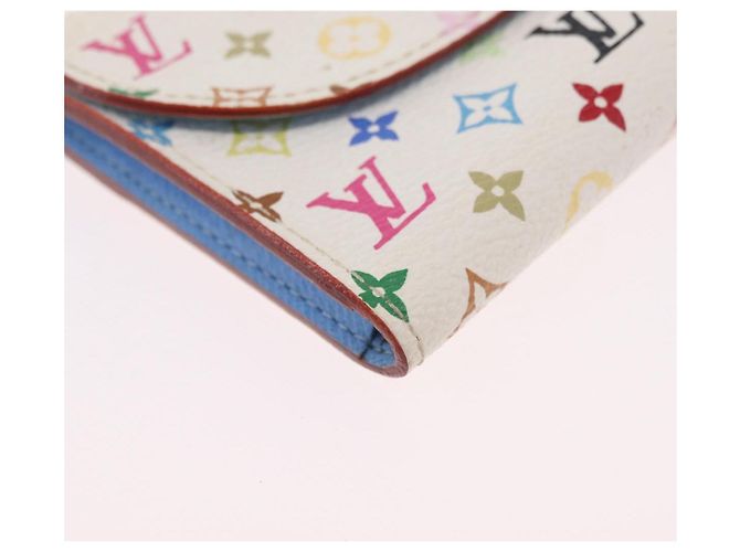 LOUIS VUITTON Monogram Multicolor Anvelop Cult De Vuitto White LV Auth 206351A Bianco - vista 14
