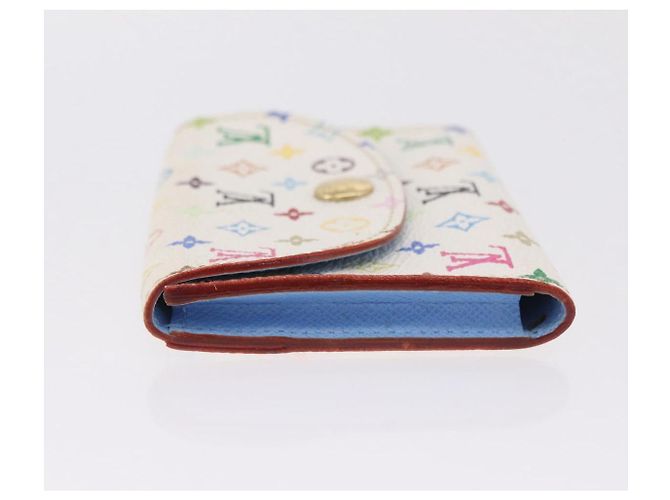 LOUIS VUITTON Monogram Multicolor Anvelop Cult De Vuitto White LV Auth 206351A Bianco - vista 5
