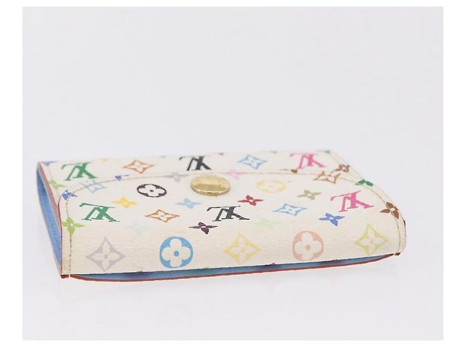 LOUIS VUITTON Monogram Multicolor Anvelop Cult De Vuitto White LV Auth 206351A Bianco - vista 6
