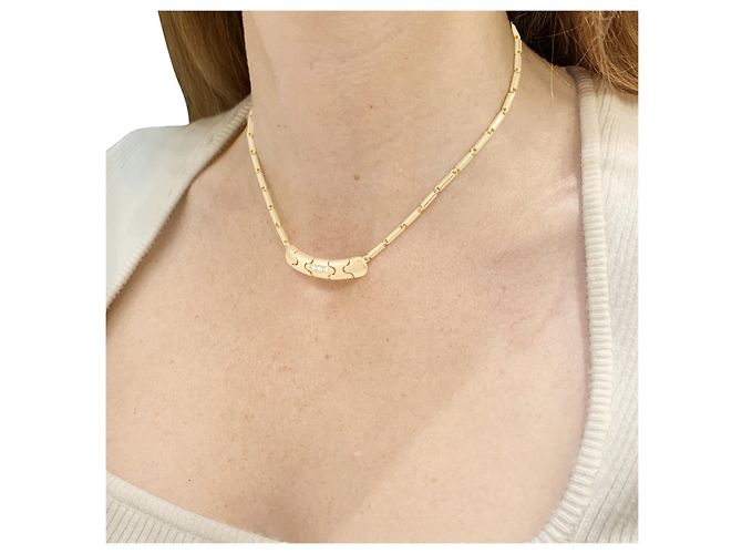 Autre Marque Collana O.P. Orlandini, oro giallo, diamanti. - vista 4
