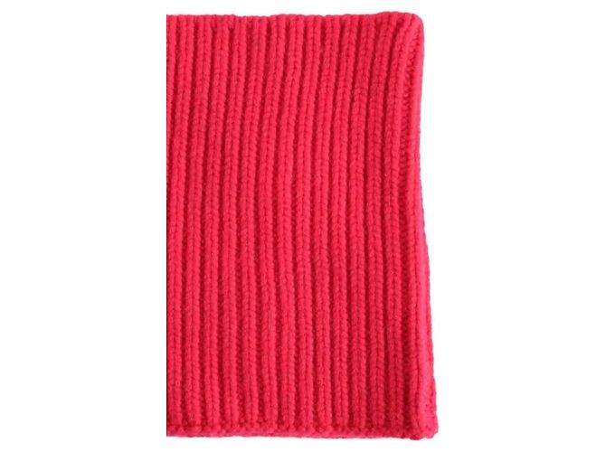 Tour de cou Eric Bompard em cashmere rosa - vista 2