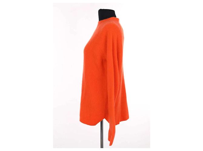 Jersey Eric Bompard de cashmere naranja - vista 2