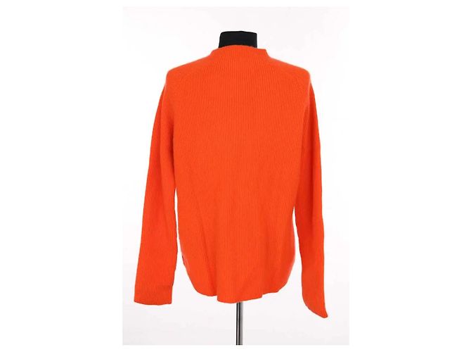 Jersey Eric Bompard de cashmere naranja - vista 3