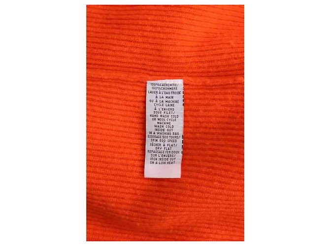 Jersey Eric Bompard de cashmere naranja - vista 5
