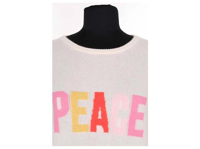 Autre Marque Pull en cachemire blanc Repeat - vue 2