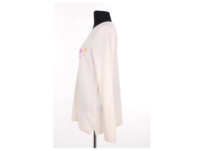 Autre Marque Pull en cachemire blanc Repeat - vue 3