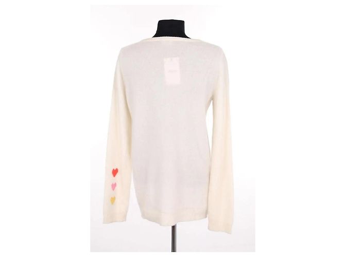 Autre Marque Pull en cachemire blanc Repeat - vue 4