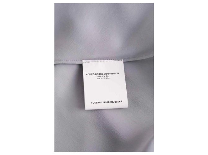Blusa de seda gris Yves Saint Laurent - vista 6