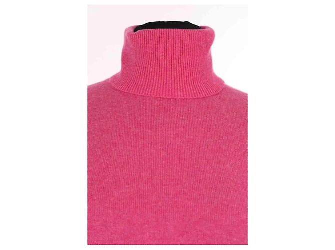 Pull Eric Bompard en cachemire rose S - vue 2