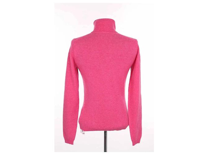 Pull Eric Bompard en cachemire rose S - vue 4