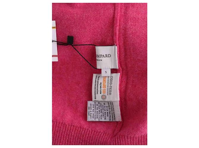 Pull Eric Bompard en cachemire rose S - vue 5