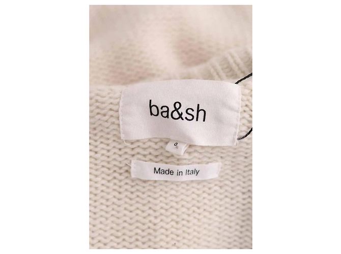 Camisola de cashmere branca Ba&Sh Branco - vista 5