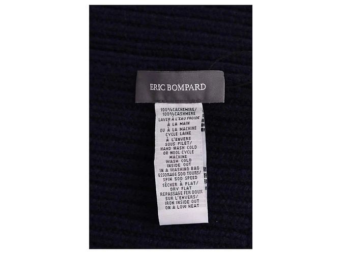 Eric Bompard Tour de cou bleu marine - vue 4
