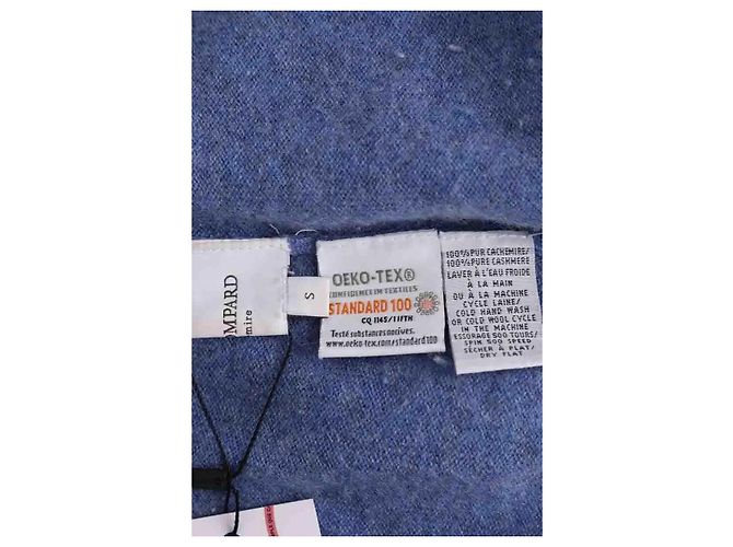 Pull Eric Bompard en cachemire bleu S - vue 5