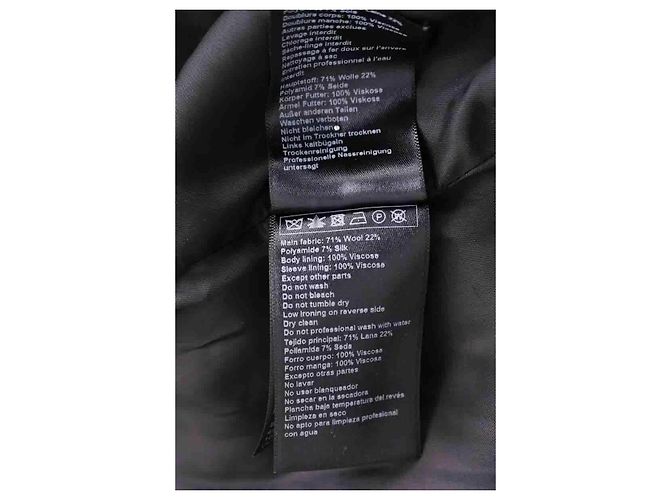 Chaqueta de lana negra Ba&Sh Negro - vista 6