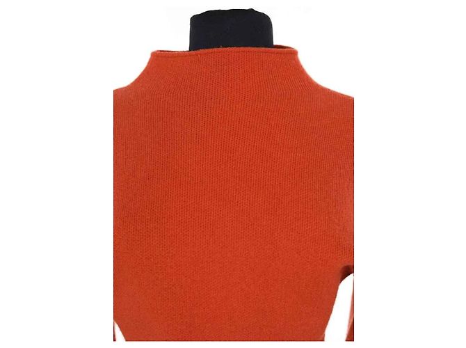 Autre Marque Destree Kleid aus Wolle Orange Größe S - Ansicht 4