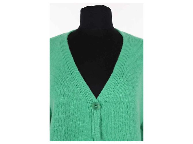 Eric Bompard Kaschmir Cardigan Grün S - Ansicht 2