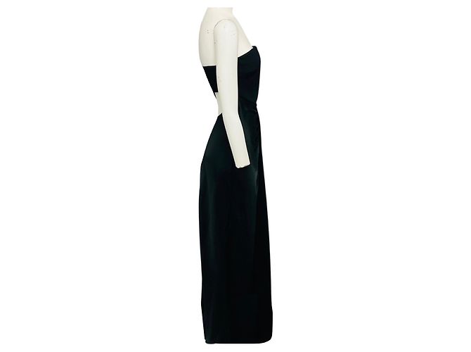 Vestido Maxi sem Alças Staud Black Wayfaring Preto - vista 2