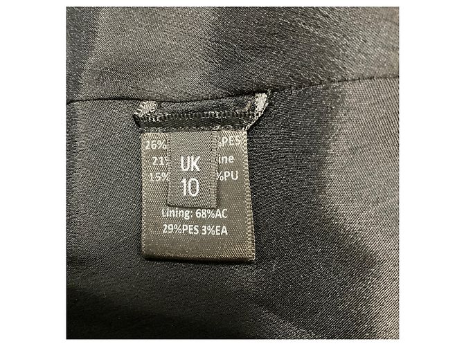 Vestido de cóctel Simone Rocha sin mangas acampanado de tweed bouclé negro - vista 5