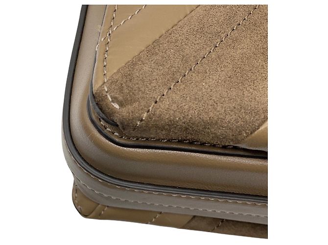 3.1 Phillip Lim Portobello Chocolate ID Quilted Shoulder Bag with Chain Marrone - vista 12