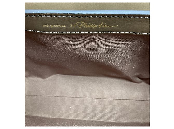3.1 Phillip Lim Portobello Chocolate ID Quilted Shoulder Bag with Chain Marrone - vista 7