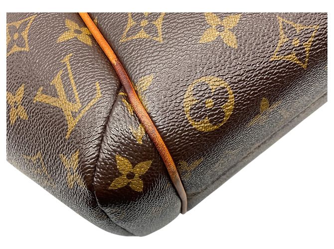 mala Tote Louis Vuitton Brown Monogram Canvas com Alça Dupla Superior Marrom - vista 10