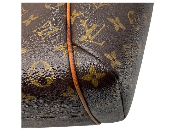 mala Tote Louis Vuitton Brown Monogram Canvas com Alça Dupla Superior Marrom - vista 11