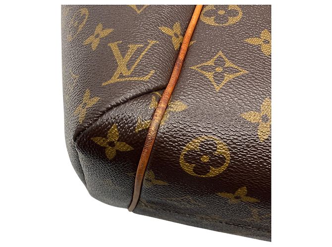 mala Tote Louis Vuitton Brown Monogram Canvas com Alça Dupla Superior Marrom - vista 12