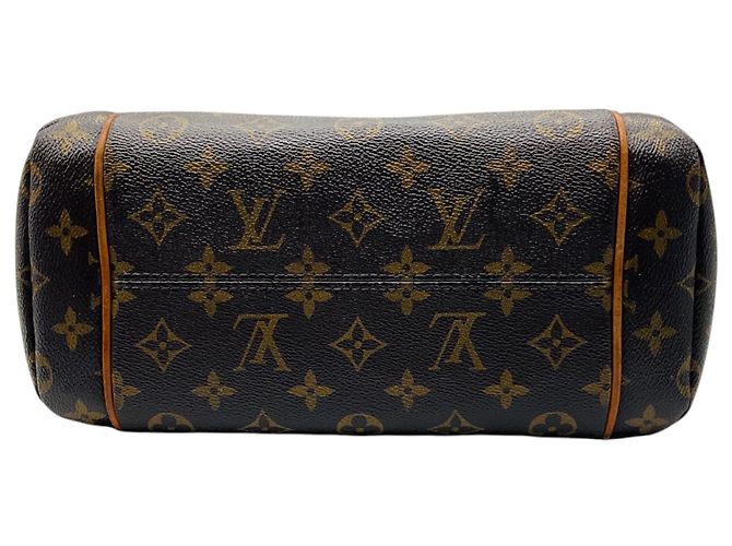 mala Tote Louis Vuitton Brown Monogram Canvas com Alça Dupla Superior Marrom - vista 4