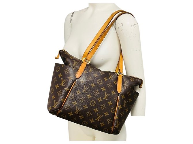 mala Tote Louis Vuitton Brown Monogram Canvas com Alça Dupla Superior Marrom - vista 9