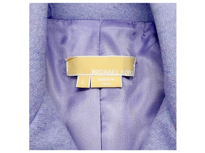 Chaquetón Michael Kors morado claro con botones plateados Púrpura - vista 4