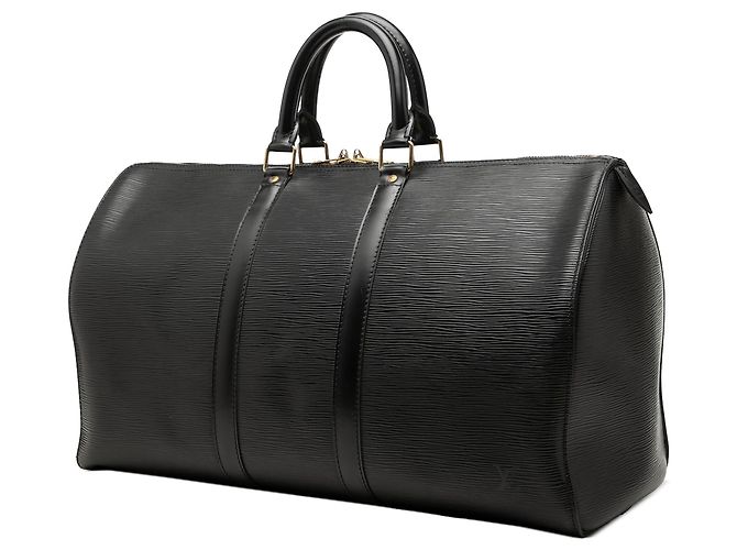 Sac de voyage Louis Vuitton Epi Keepall 45 Noir - vue 2