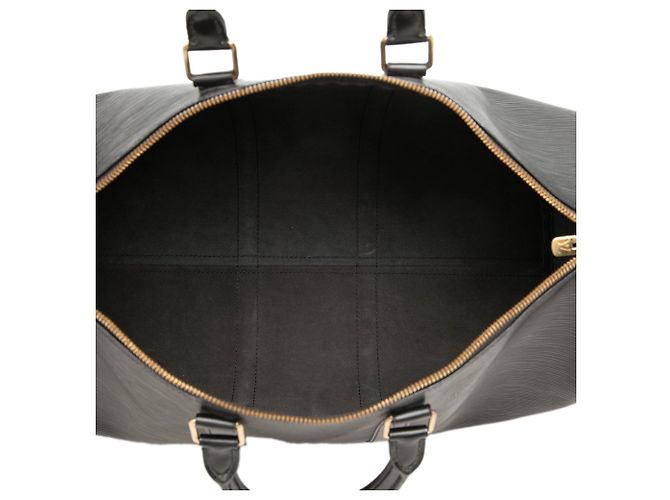 Sac de voyage Louis Vuitton Epi Keepall 45 Noir - vue 4