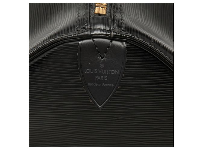 Sac de voyage Louis Vuitton Epi Keepall 45 Noir - vue 5