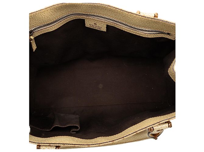 Tote Gucci GG Canvas Nailhead Marrone - vista 4