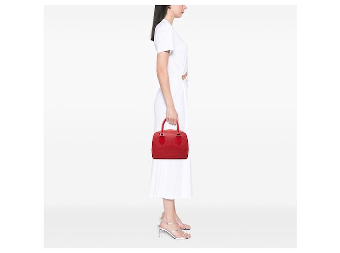Louis Vuitton Epi Sablons Handtasche rot - Ansicht 6
