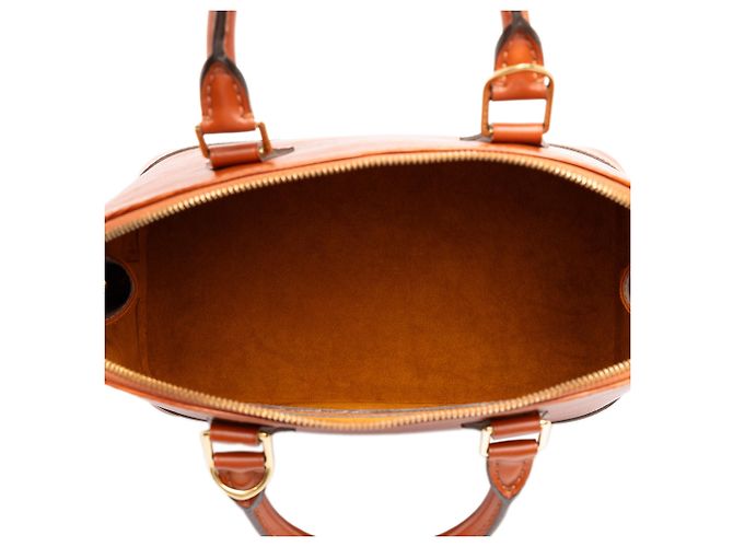 Borsa Louis Vuitton Epi Alma PM Marrone - vista 4
