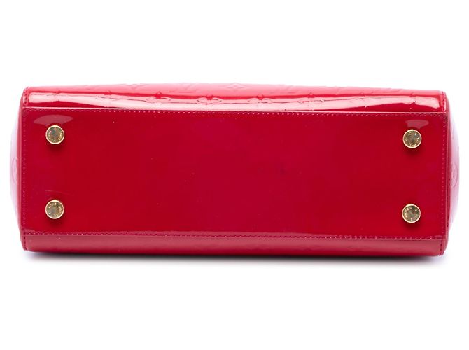 Borsa Satchel Louis Vuitton Monogram Vernis Brea MM Rossa Rosso - vista 3