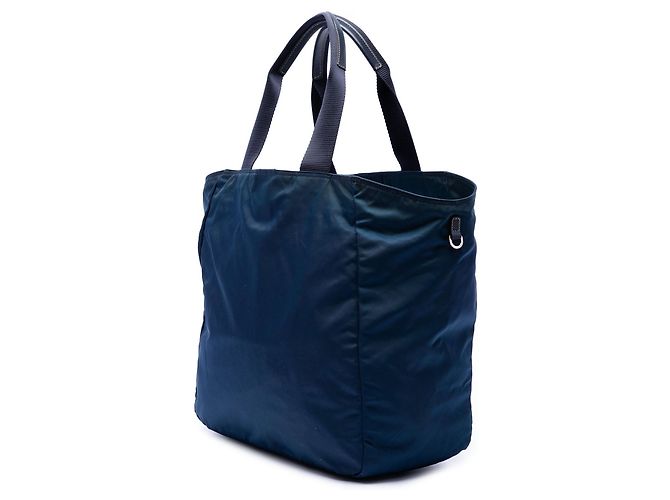 Sac à main Prada Tessuto bleu - vue 2