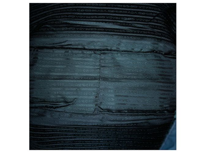 Sac à main Prada Tessuto bleu - vue 4