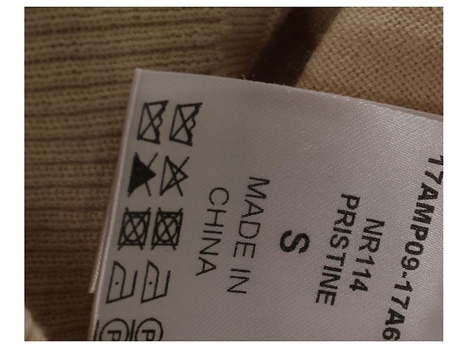 Chloé Chloe, top de punto beige con lazo - Ansicht 7