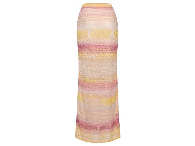 Missoni, Strick-Maxirock in Multi-Pastell Mehrfarben - Ansicht 3