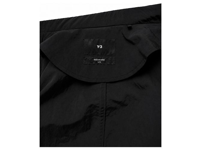Y3 Y-3, Blazer stropicciato nero - vista 6