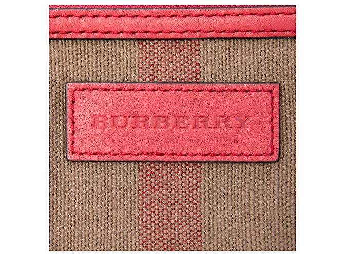 Borsa a secchiello Burberry Ashby con nappe in tela Mini Mega Check marrone - vista 5
