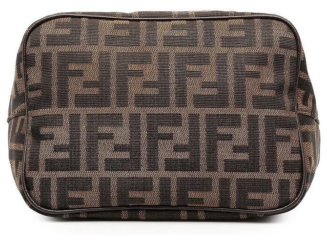 Fendi Zucca Canvas Schultertasche braun - Ansicht 3