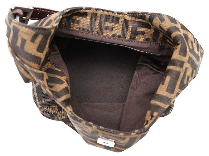 Fendi Zucca Canvas Schultertasche braun - Ansicht 4