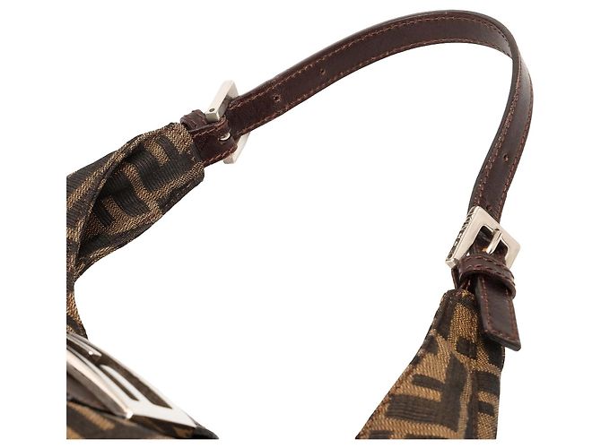 Fendi Zucca Canvas Schultertasche braun - Ansicht 6