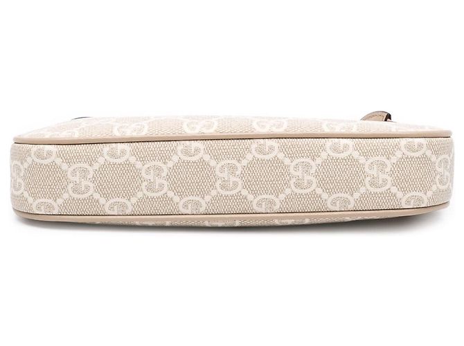 Borsa a tracolla Mini GG Supreme Ophidia Gucci Beige - vista 3